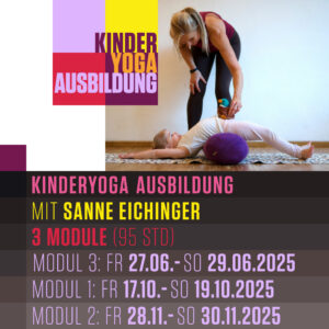 Kinder Yoga Ausbildung* 2025 mit Sanne – MODUL 1-3